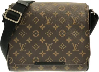 Louis Vuitton Brown Coated Canvas Shoulder Bag (Pre-Owned)