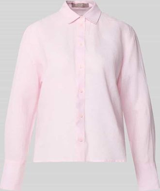 Christian Berg Regular Fit Hemdbluse aus reinen Leinen in Hellrosa, Gr&ouml;&szlig;e 44