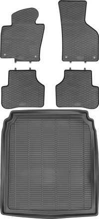 OEM Juego De Alfombrillas De Goma Para Coche Y Maletero Para Volkswagen Passat B6 Sed&aacute;n (2005-2010)