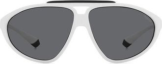 Polaroid PLD 2151/S 6HT/M9 Mens Sunglasses White Size 62