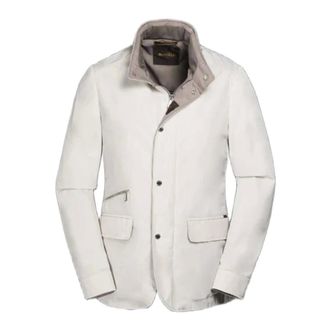 Moorer Light Jackets, male, White, Size: 2XL Field Jacket Porto