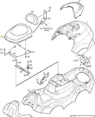 STIGA Sports Coj&iacute;n De Asiento Kit Original Stiga - 1134-7741-01