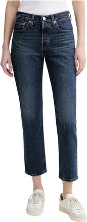 Levi's 501 Crop - Dames - Cropped Jeans - Blauw - W30 L30 - Jeans