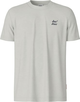 Joop T-Shirt JOOP JEANS Mauii, Herren, Gr. XXL, natural, Single Jersey, Obermaterial: 100% Baumwolle, unifarben, Rundhals, Shirts T-Shirt, grosser R&uuml;ckenpr