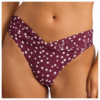 Seafolly Dolce Dot Twist Band Mini Hipster Bikini-Bottom f&uuml;r Damen | orange