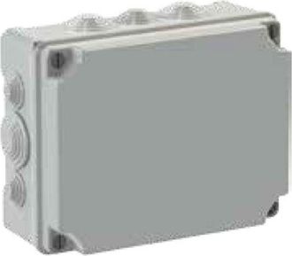 Solera Solera - Caja Estanca De Conexi&oacute;n Rectangular Ip55 310x240x125mm Con Tapa De Cierre Con Tornillos Y 12 Conos Color Gris 100888