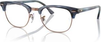 Ray-Ban 53mm Square optical glasses in Blue at Nordstrom