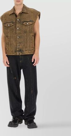 Dolce & Gabbana denim regular-fit vest