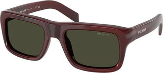 Prada PR D11S 25J50X Mens Sunglasses Burgundy Size 54