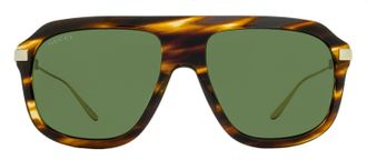 Gucci GG1309S Acetate Navigator Sunglasses - Havana