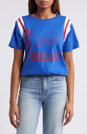 WEAR by Erin Andrews Womens WEAR by Erin Andrews Royal Buffalo Bills Cinched Colorblock T-Shirt at Nordstrom, Size X-Small