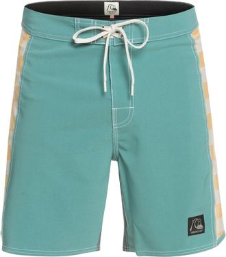 Quiksilver Boardshorts QUIKSILVER Original Arch 18, Herren, Gr. 28(XS), blau (brittany blau), Obermaterial: 46% Microfaser, 40% Microfaser, 8% Elasthan, 6% Walkf