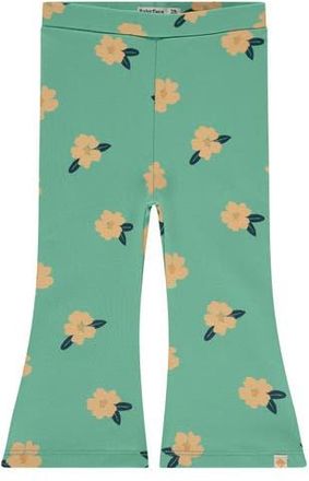 Babyface Floral Print Flared Leggings in Seafoam at Nordstrom, Size 18M