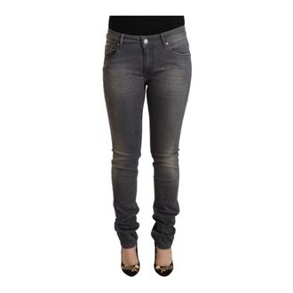 Acht Skinny Jeans, female, Gray, Size: W34 Low Waist Skinny Denim