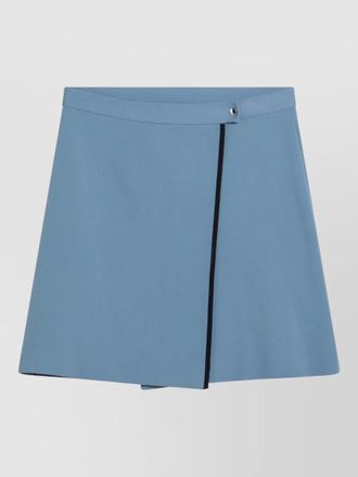 Miu Miu a line skirt metal button detail