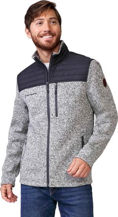 Free Country Mens Frore Sweater Knit Fleece Jacket