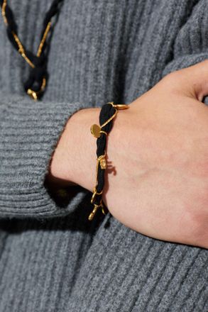 Jil Sander Bracelet With Charms, Mens, Gold
