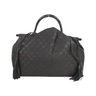 Loewe Pre-owned Canvas Shoulder Bag - Dames - Pre-owned - Zwart - Maat: ONE Size