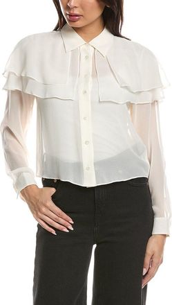 Frame Denim Frame The Silk Cape Blouse