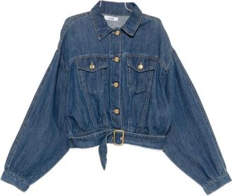 Jijil Donkere Denim Jas - Dames - Spijkerjassen - Blauw - S - Denim - Jassen