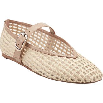 Marc Fisher Godea Flat in Light Natural at Nordstrom, Size 6.5