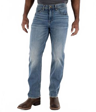 DEVIL-DOG Dungarees Creswell Bootcut Jeans In Medium Stone