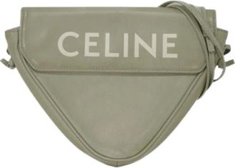 Celine Pre-owned Cross Body Bags, female, Gray, Size: ONE SIZE Pre-owned Vintage Cross Body Bag