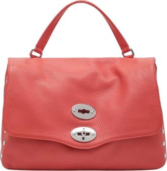 Zanellato Postina Baby Leren Handtas - Dames - Handtassen - Oranje - ONE Size - Katoen - Tassen