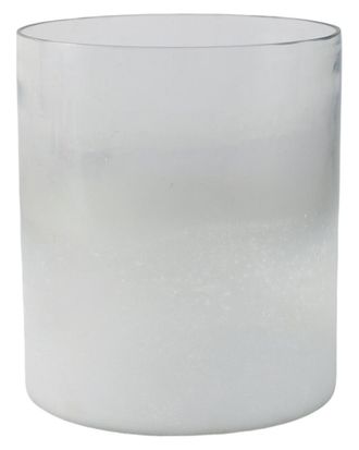 Sagebrook Home 7X6in Frosted Bottom Hurricane