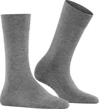 Falke Sensitive London Cotton Blend Socks in Light Greymel. at Nordstrom, Size 35-38