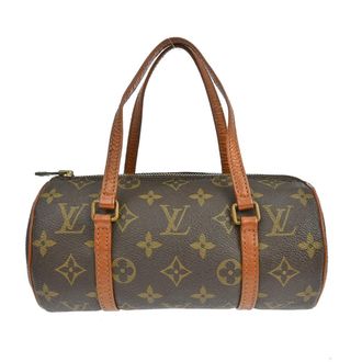 Louis Vuitton Papillon Handbag Monogram Canvas Brown Canvas Handbag (Pre-Owned)