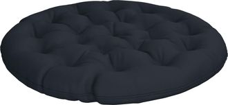 vidaXL Coj&iacute;n Para Silla Papasan Vianen 100% Poli&eacute;ster Azul Oscuro Vidaxl