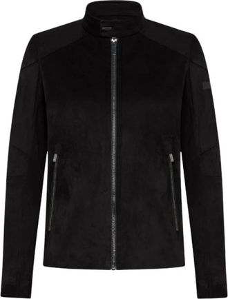 Roberto Ricci Design Nabucco Biker Jacket - Dames - Zomerjassen - Zwart - M - Leer - Jassen