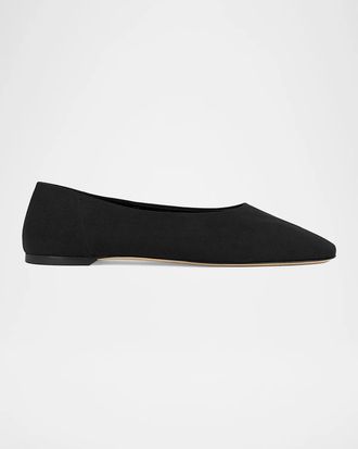 Toteme Jersey Ballerina Flats