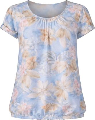 2-Biz Blouses - Dames - Blouses - Blauw - S - Overhemden