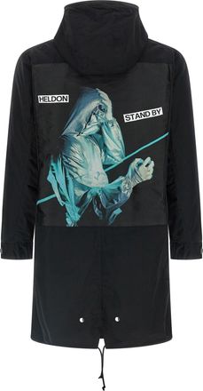 Undercover Mens Black Cotton Parka Clothing