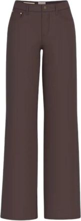 Guess Wide Broeken - Dames - Wijde Broeken - Bruin - W28 - Broeken
