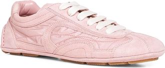 Prada Womens Peach Montecarlo Re-Edition 2005 Sneakers Pink Synthetic: Recycled Polyamide Trainers