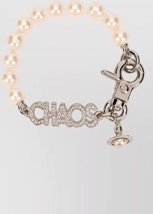 Vivienne Westwood chain and pearl bracelet