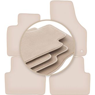 OEM Alfombrillas Beige Premium Para: Audi Q3 I 8u Suv 2011-2018