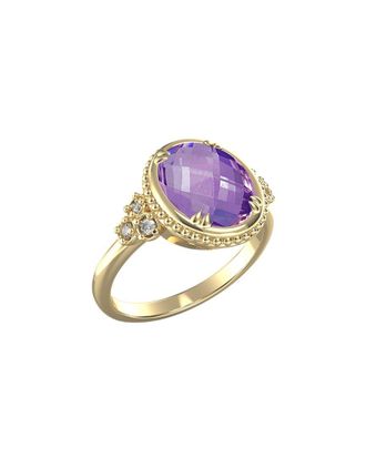 I.Reiss Company 14K 2.85 Ct. Tw. Diamond & Amethyst Ring