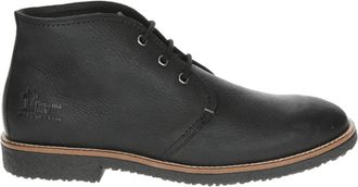 Panama Jack Casual Leren Mid-Top Schoenen Zwart - Heren - Veterlaarzen - Zwart - 41 EU - Leer - Schoenen