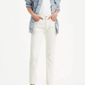 Levi's Premium 501 Skinny Jeans In White