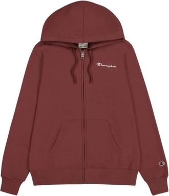 Champion Hooded Full Zip Sweatshirt - Dames - Vesten met rits - Bruin - XS - Katoen - Hoodies & sweatvesten