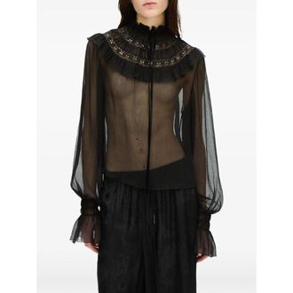 Ann Demeulemeester Palvi Ruffle-collar Blouse