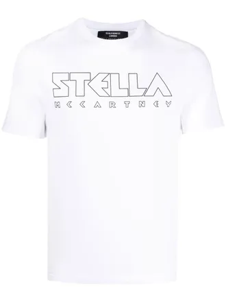 Stella McCartney Fantasia logo-print T-shirt - women - Cotton - S - White