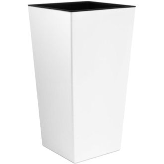 Prosperplast Maceta Alta Urbi 91,5 Litros, De Plastico, 40 X 40 X 75 Cm En Color Blanco