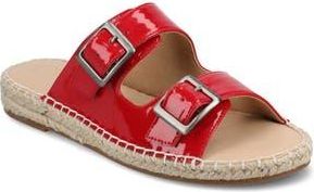 Journee Collection Tresah Espadrille Sandal in Patent/Red at Nordstrom Rack, Size 6.5