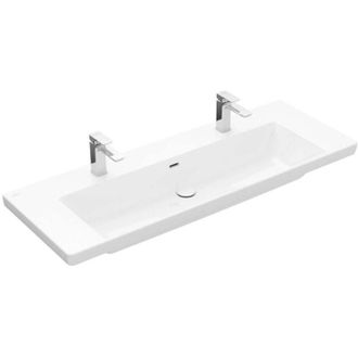 Villeroy & Boch Villeroy&boch - Subway 3.0 cabinet lavabo, 1300 x 470 mm, 2 trous
