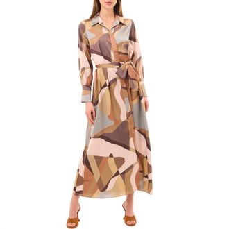 Misa Herminia Dress In Desert Abstract